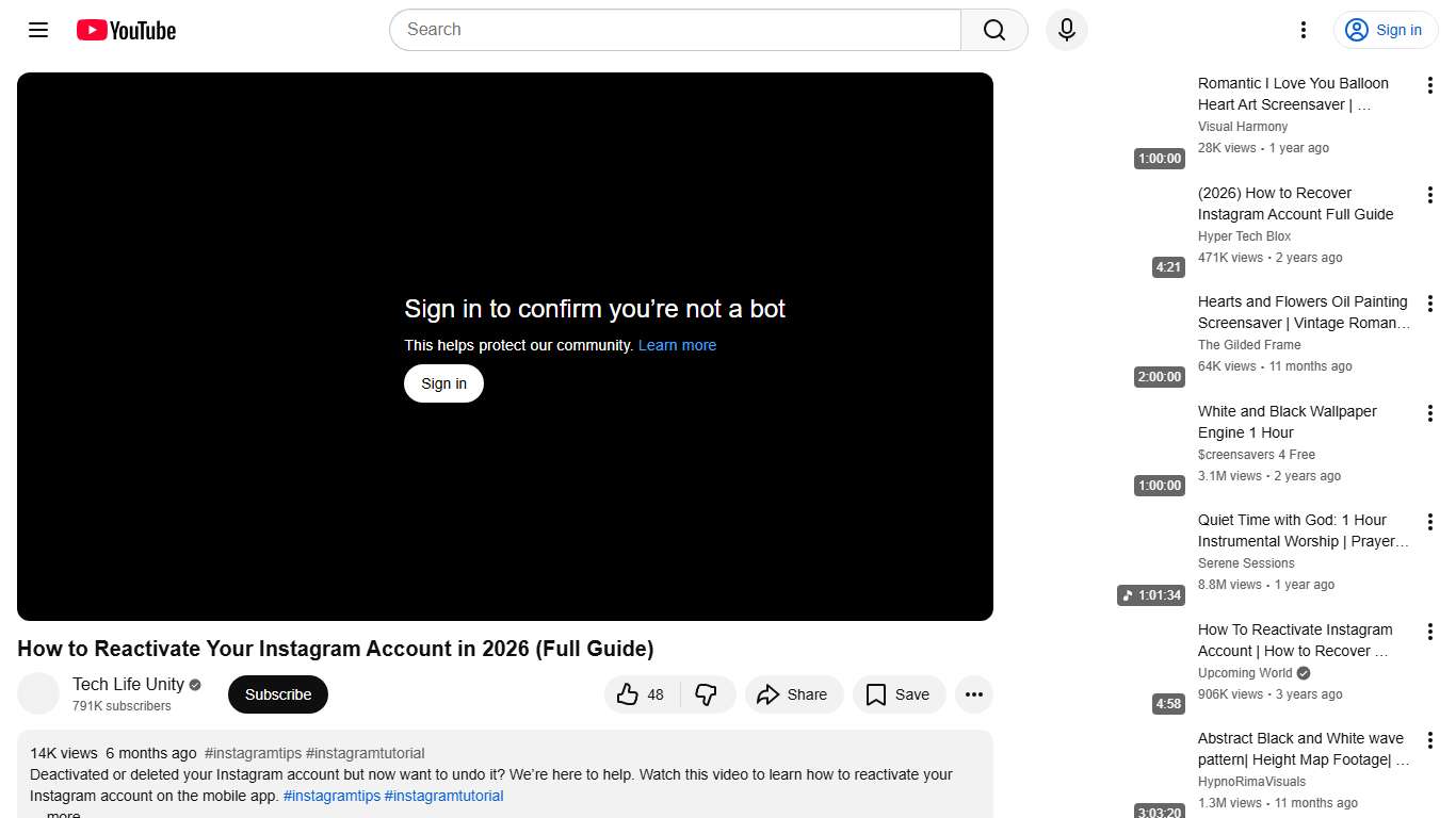 How to Reactivate Your Instagram Account in 2026 (Full Guide) - YouTube